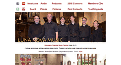 Desktop Screenshot of lunanova.org